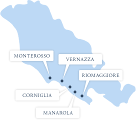 Cinque Terre map